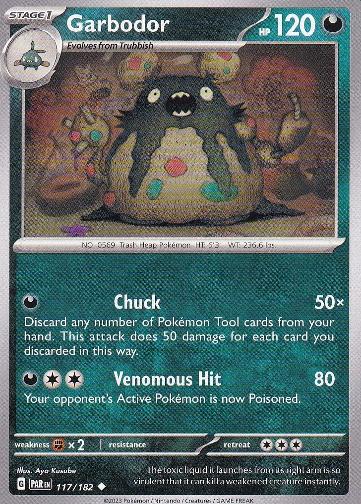 Scarlet & Violet Paradox Rift 117/182 Garbodor