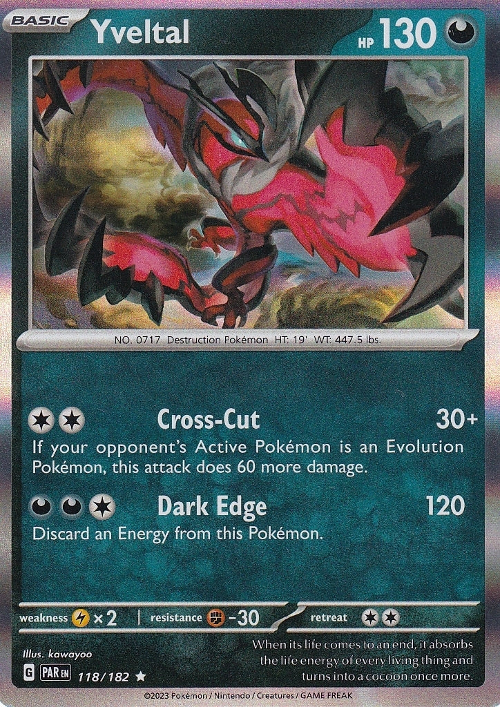 Scarlet & Violet Paradox Rift 118/182 Yveltal