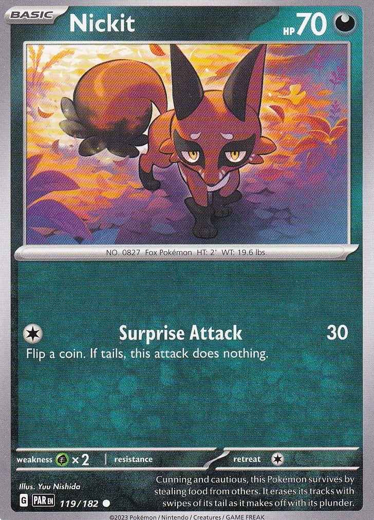 Scarlet & Violet Paradox Rift 119/182 Nickit