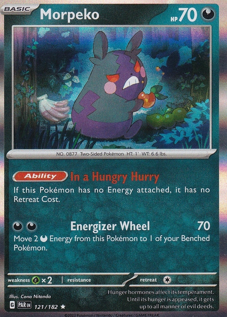Scarlet & Violet Paradox Rift 121/182 Morpeko