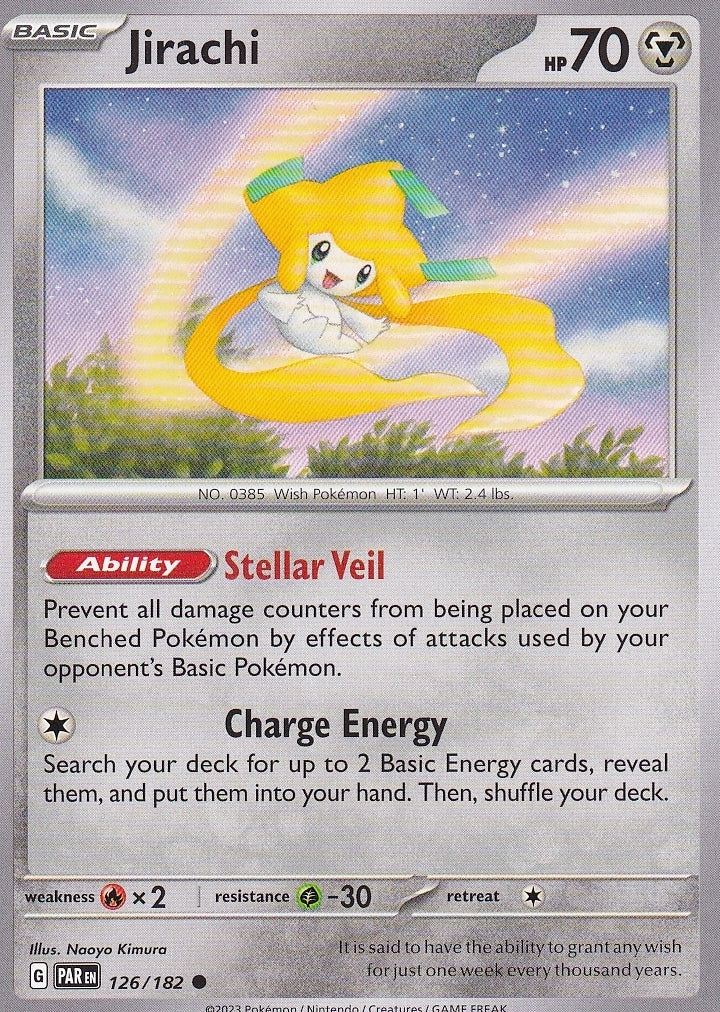 Scarlet & Violet Paradox Rift 126/182 Jirachi