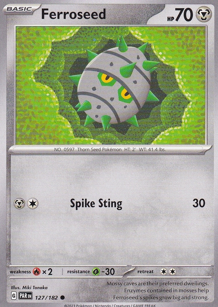Scarlet & Violet Paradox Rift 127/182 Ferroseed