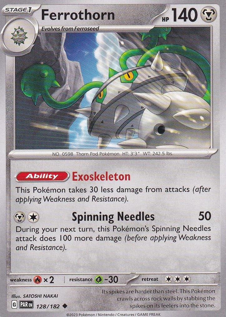 Scarlet & Violet Paradox Rift 128/182 Ferrothorn