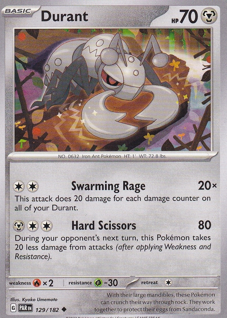 Scarlet & Violet Paradox Rift 129/182 Durant