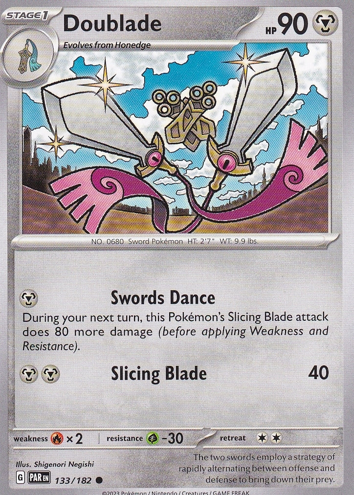 Scarlet & Violet Paradox Rift 133/182 Doublade