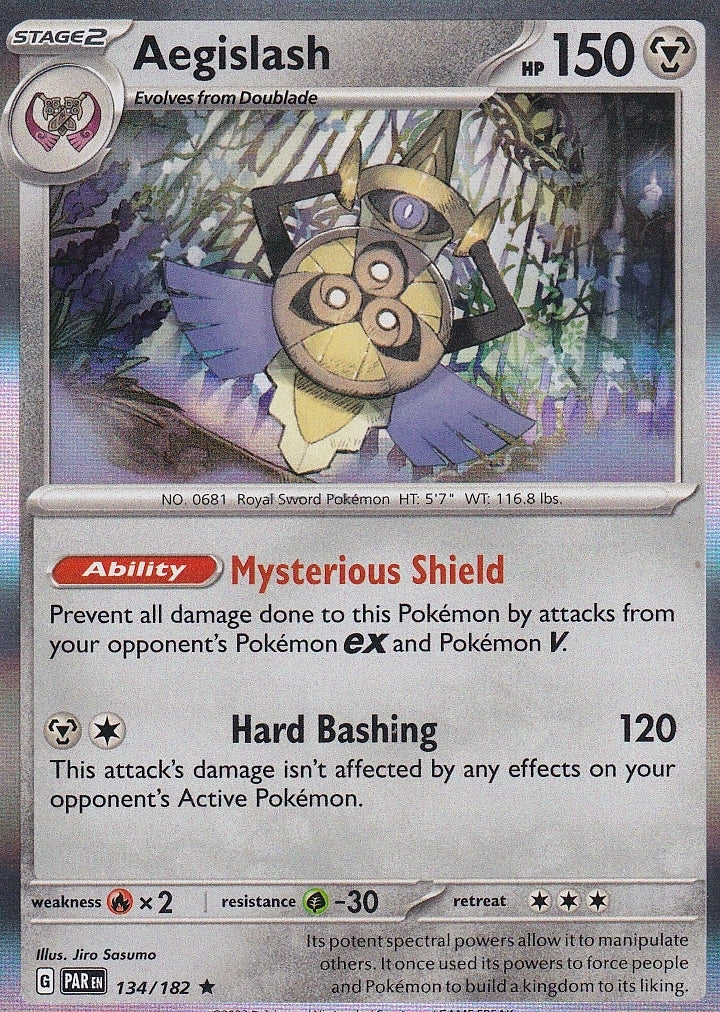 Scarlet & Violet Paradox Rift 134/182 Aegislash