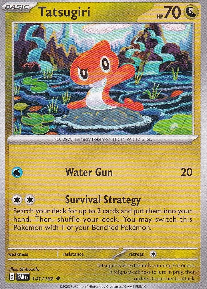 Scarlet & Violet Paradox Rift 141/182 Tatsugiri