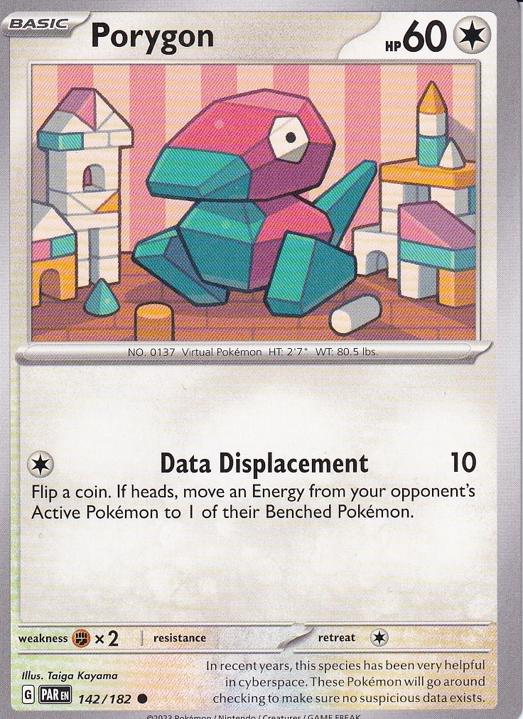 Scarlet & Violet Paradox Rift 142/182 Porygon