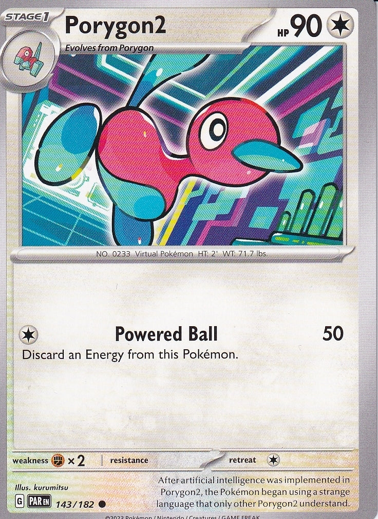 Scarlet & Violet Paradox Rift 143/182 Porygon2