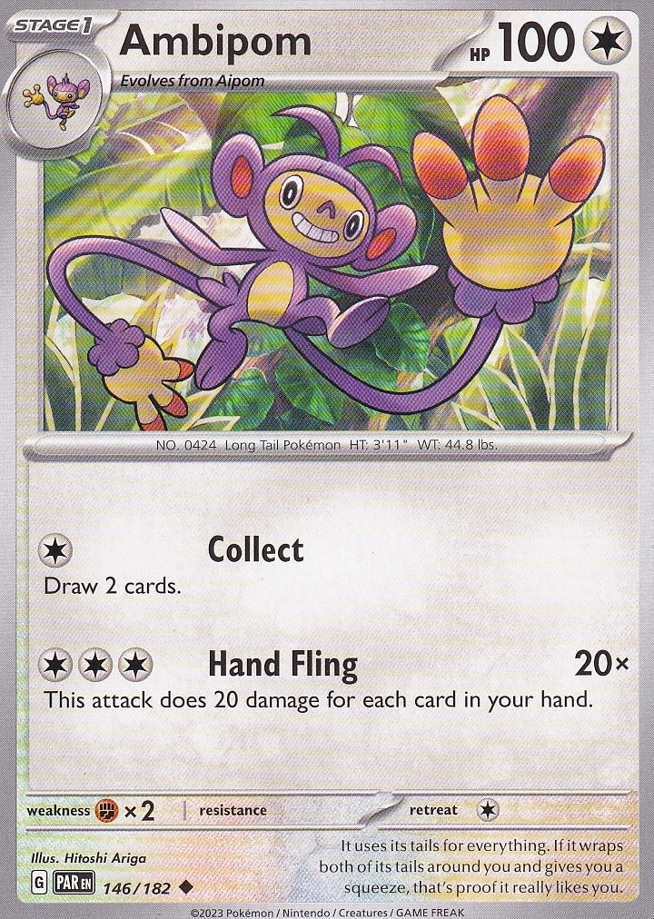 Scarlet & Violet Paradox Rift 146/182 Ambipom