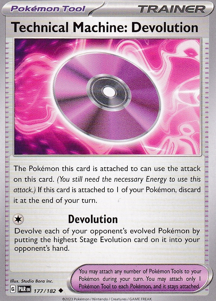 Scarlet & Violet Paradox Rift 177/182 Technical Machine: Devolution