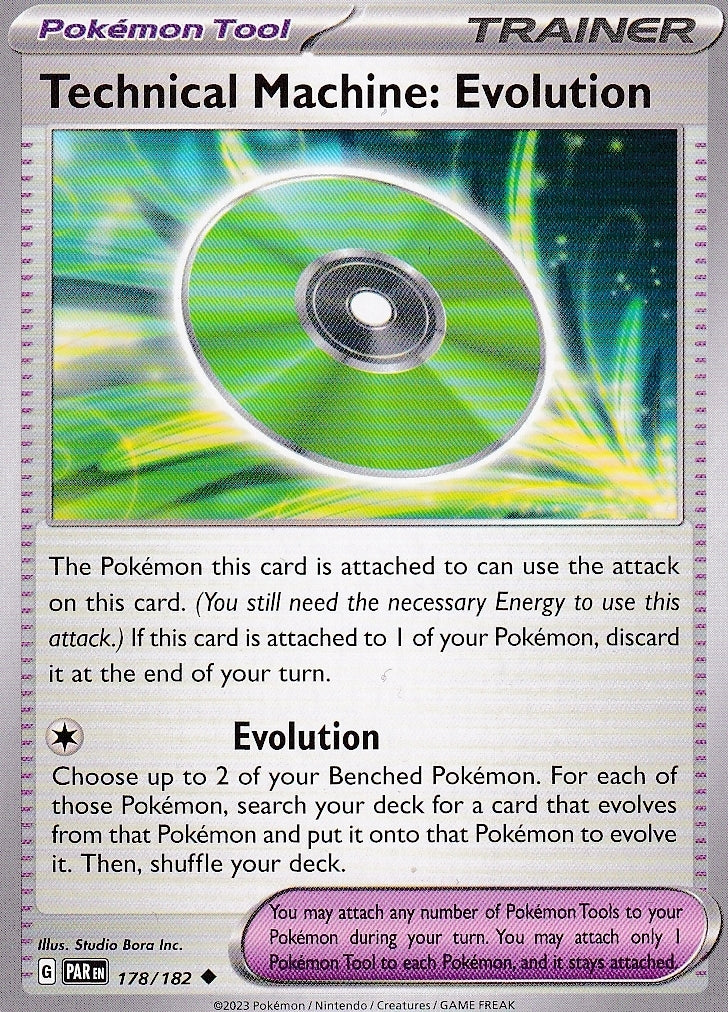 Scarlet & Violet Paradox Rift 178/182 Technical Machine: Evolution