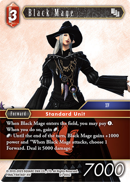 Final Fantasy Opus XXI - 21-005 Black Mage