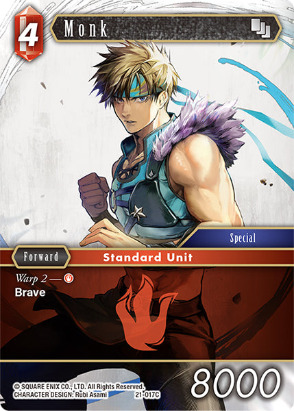 Final Fantasy Opus XXI - 21-017 Monk