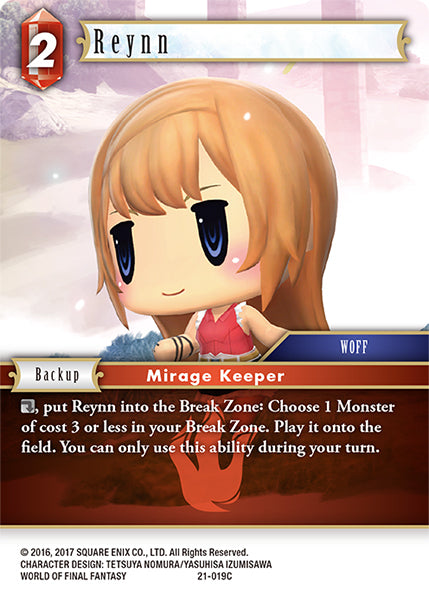 Final Fantasy Opus XXI - 21-019 Reynn