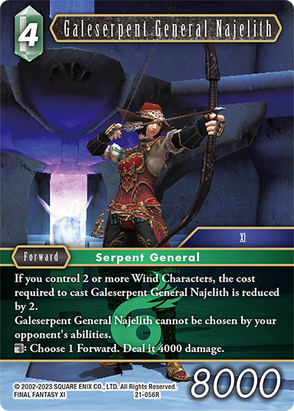 Final Fantasy Opus XXI - 21-056 Galeserpent General Najelith