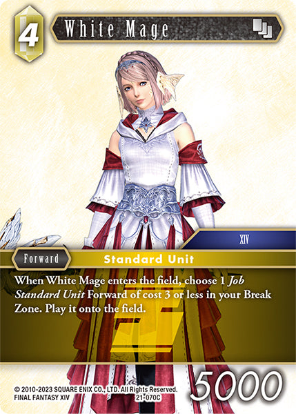 Final Fantasy Opus XXI - 21-070 White Mage