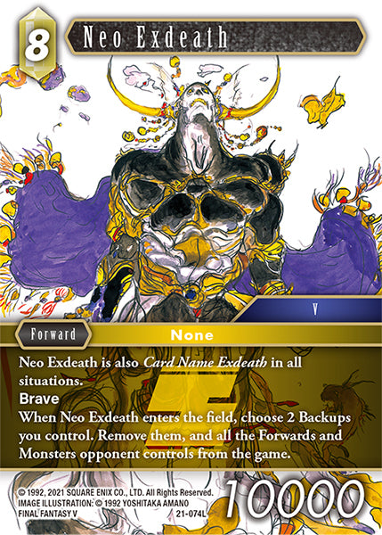 Final Fantasy Opus XXI - 21-074 Neo Exdeath