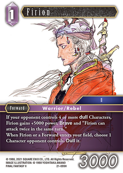 Final Fantasy Opus XXI - 21-099 Firion