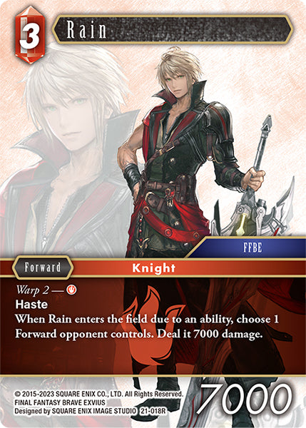 Final Fantasy Opus XXI - 21-018 Rain Foil