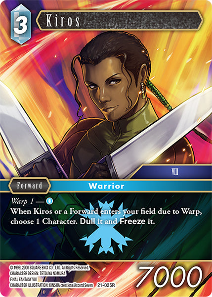 Final Fantasy Opus XXI - 21-025 Kiros Foil
