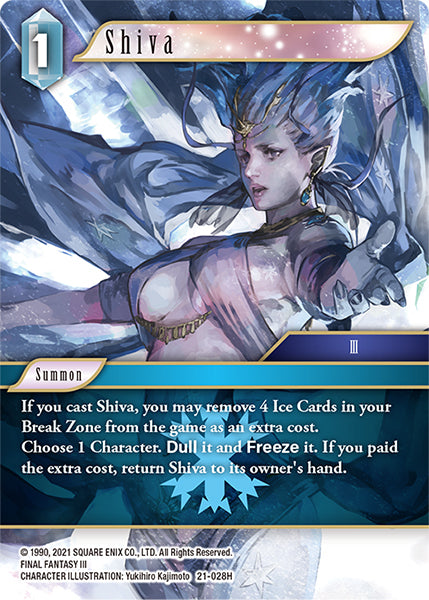 Final Fantasy Opus XXI - 21-028 Shiva Foil