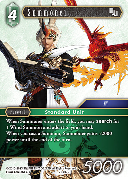 Final Fantasy Opus XXI - 21-047 Summoner Foil