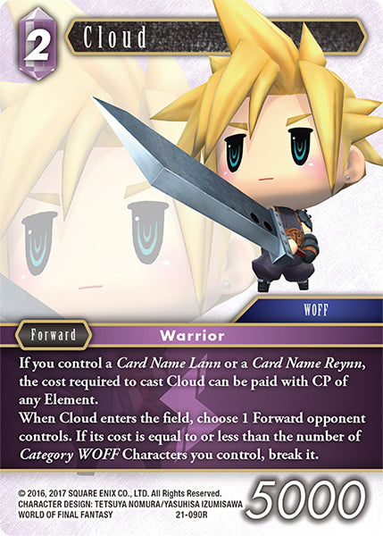 Final Fantasy Opus XXI - 21-090 Cloud Foil