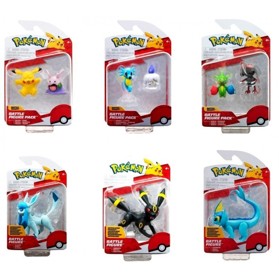 Pokemon 2-3" Battle Figure Pack