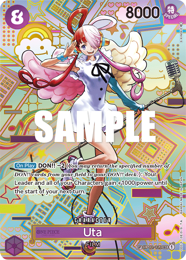 OP02-120 | SP card | CHARACTER Uta