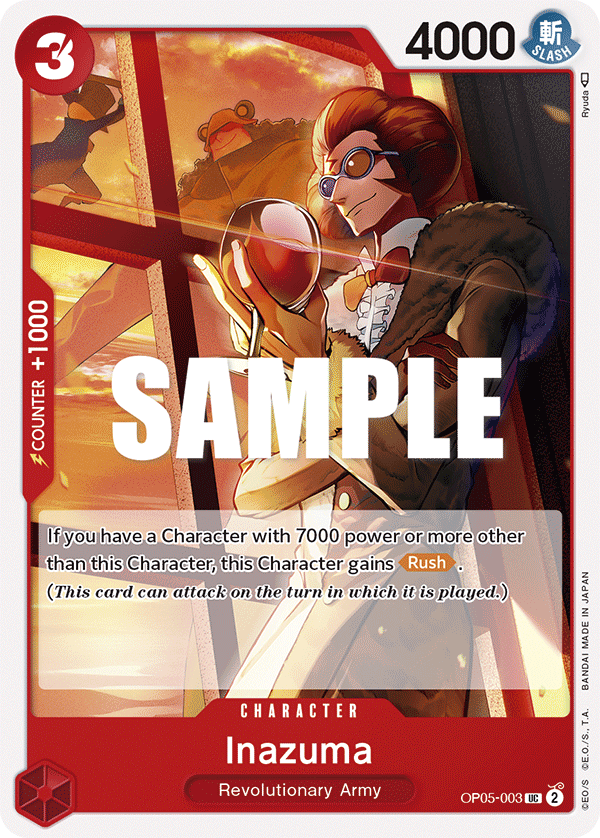 OP05-003 | UC | CHARACTER Inazuma