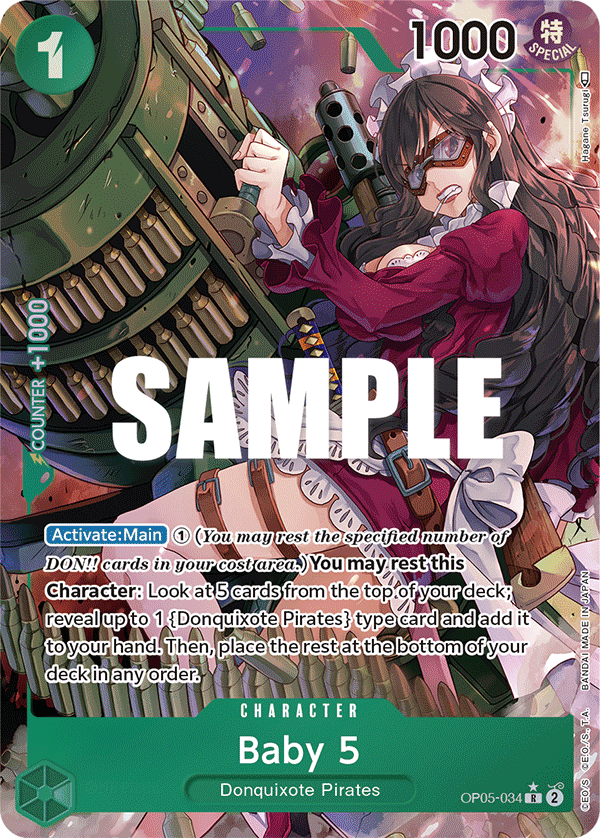 OP05-034 | R | CHARACTER baby 5 (Parallel)