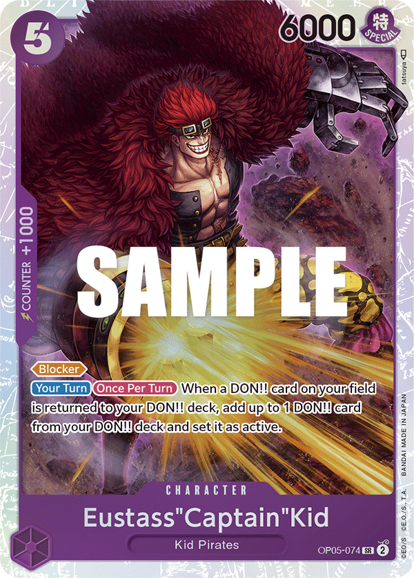OP05-074 | SR | CHARACTER Eustass"Captain"Kid