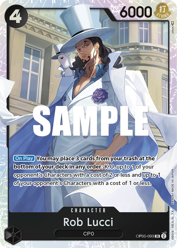OP05-093 | SR | CHARACTER Rob Lucci