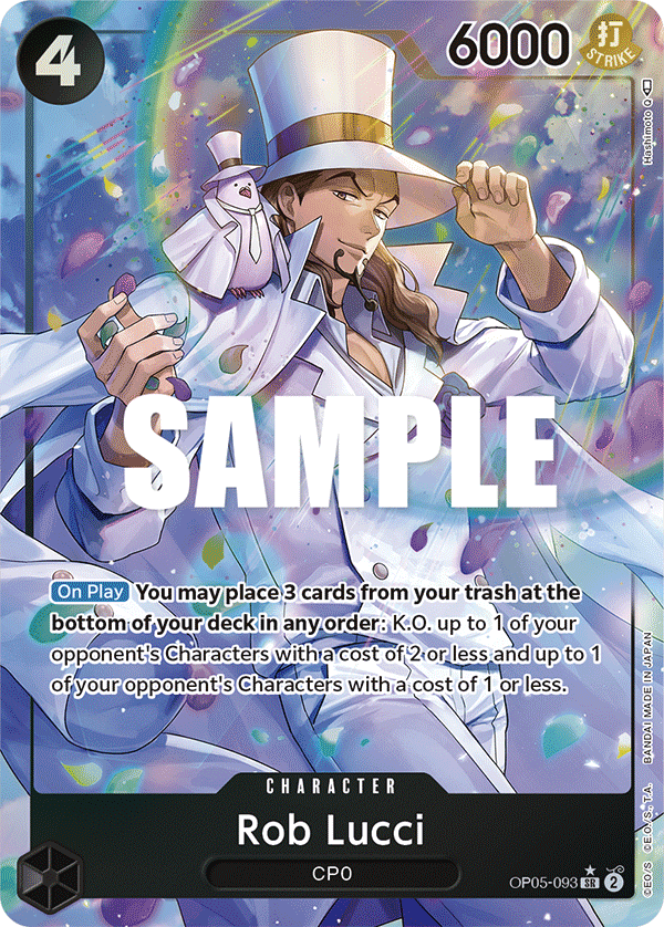 OP05-093 | SR | CHARACTER Rob Lucci (Parallel)