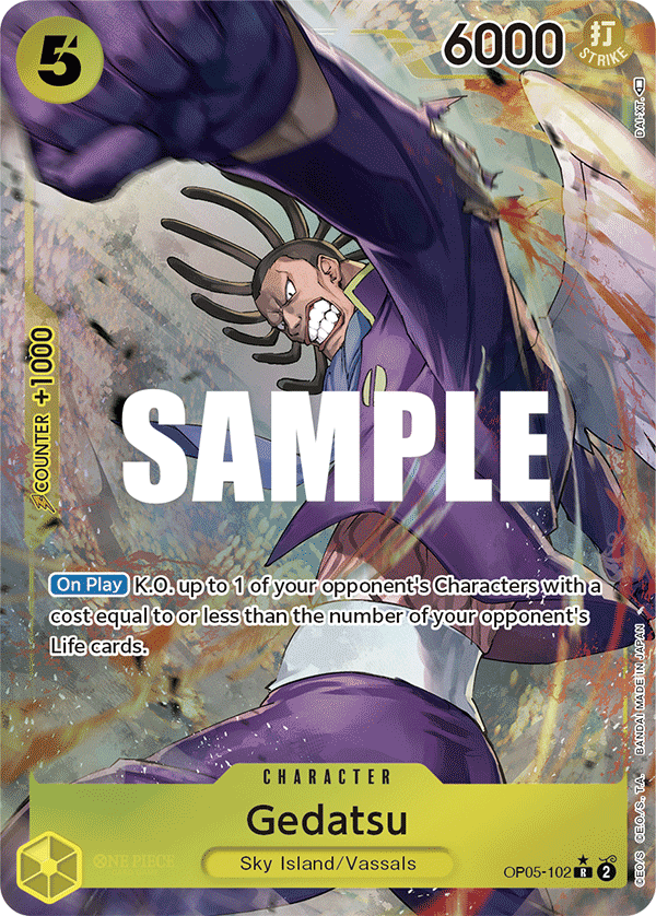 OP05-102 | R | CHARACTER Gedatsu (Parallel)