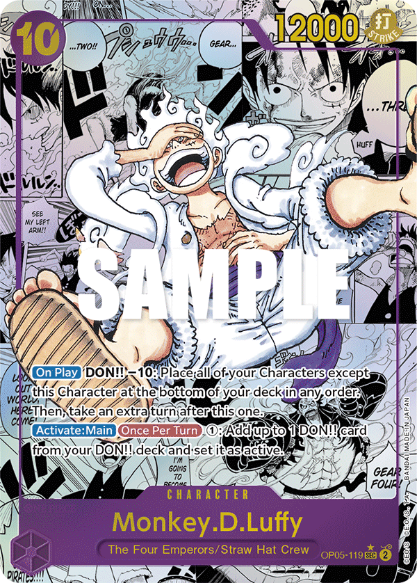 OP05-119 | SEC | CHARACTER Monkey D. Luffy Manga