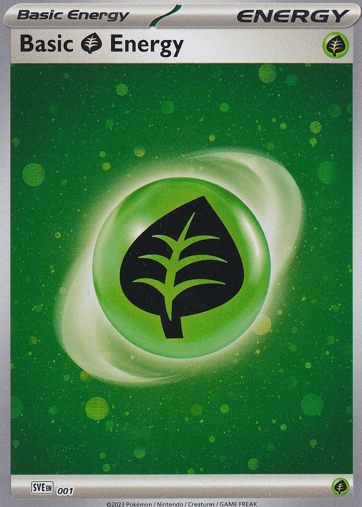 Scarlet & Violet-151 Basis Leaf Energy Holo