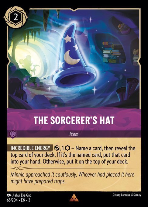 Disney Lorcana Into The Inklands 065/204 THE SORCERER'S HAT