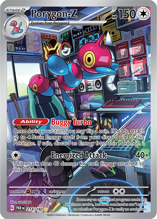 Scarlet & Violet Paradox Rift 214/182 Porygon-Z