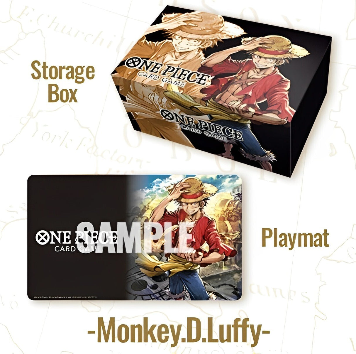 One Piece Card Game: Playmat and Storage Box Set -Monkey.D.Luffy