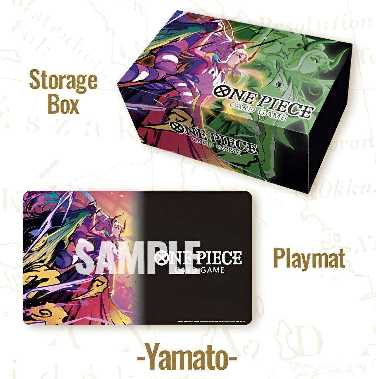 One Piece Card Game: Playmat and Storage Box Set -Yamato