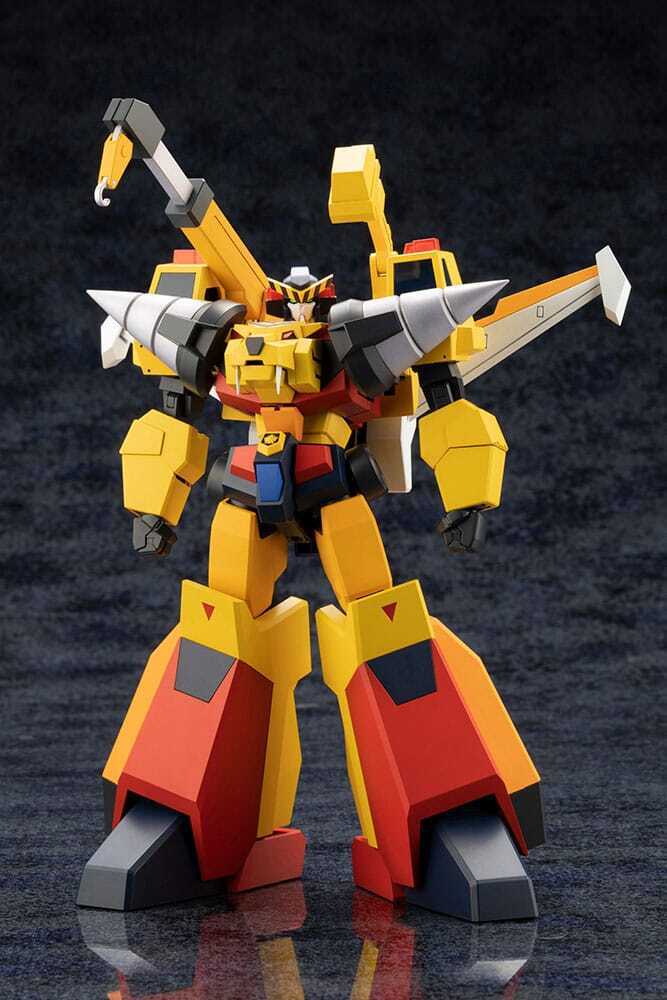 Brave Police J-Decker Plastic Model Kit Super Build Tiger 18 cm