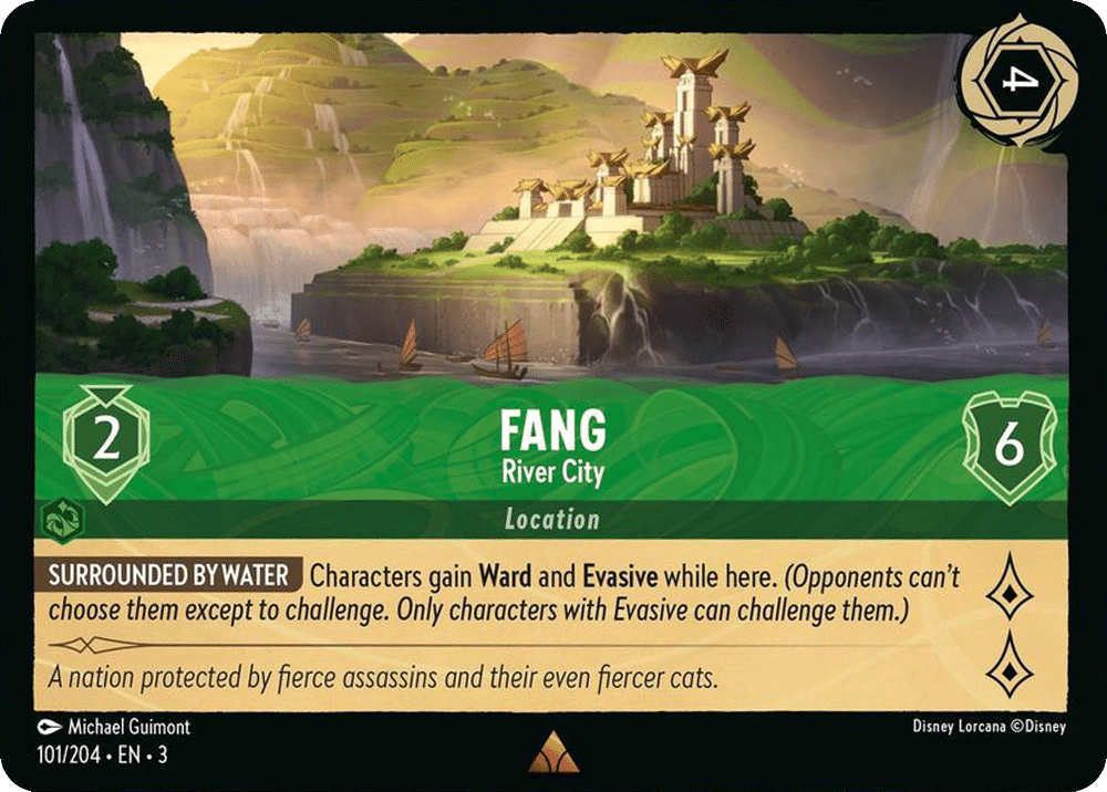 Disney Lorcana Into The Inklands 101/204 FANG River City