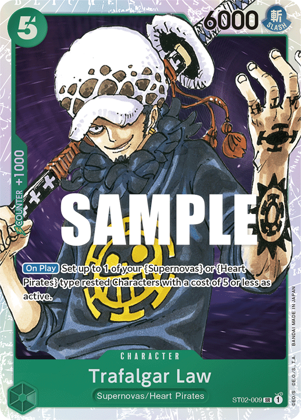 ST02-009 CHARACTER Trafalgar Law