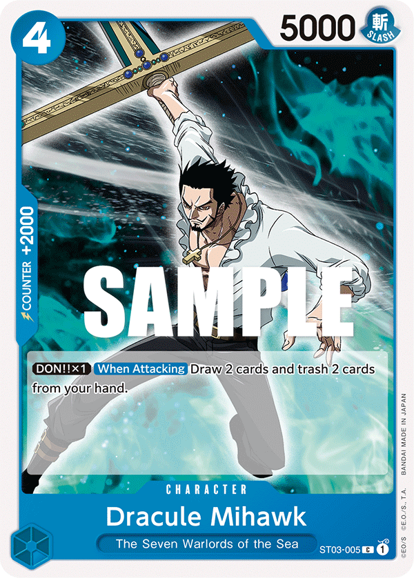 ST03-005 CHARACTER Dracule Mihawk