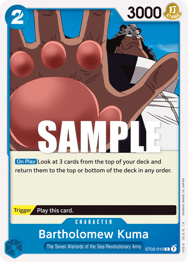 ST03-010 CHARACTER Bartholomew Kuma