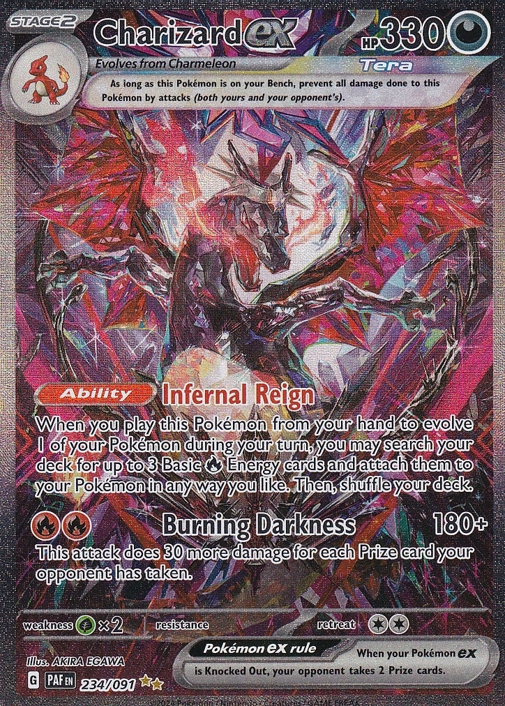 Scarlet & Violet Paldean Fates 234/091 Charizard ex Full Art