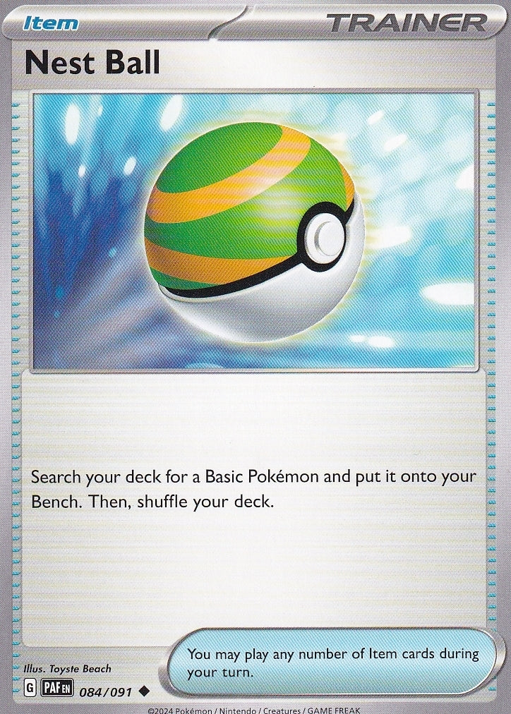 Scarlet & Violet Paldean Fates 084/091 Nest Ball