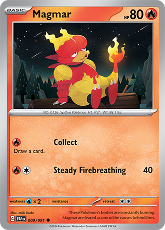 Scarlet & Violet Paldean Fates 009/091 Magmar